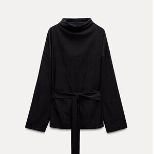 DRAPED BELTED TOP  Original $ 35.90  NEW WITH TAGS!